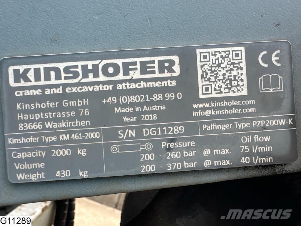 Kinshofer KM 461-2000 ملحقات ومكونات أخرى