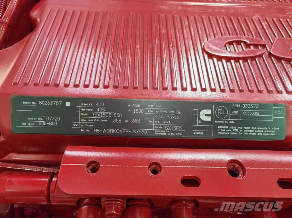 Cummins QSX15 engine エンジン