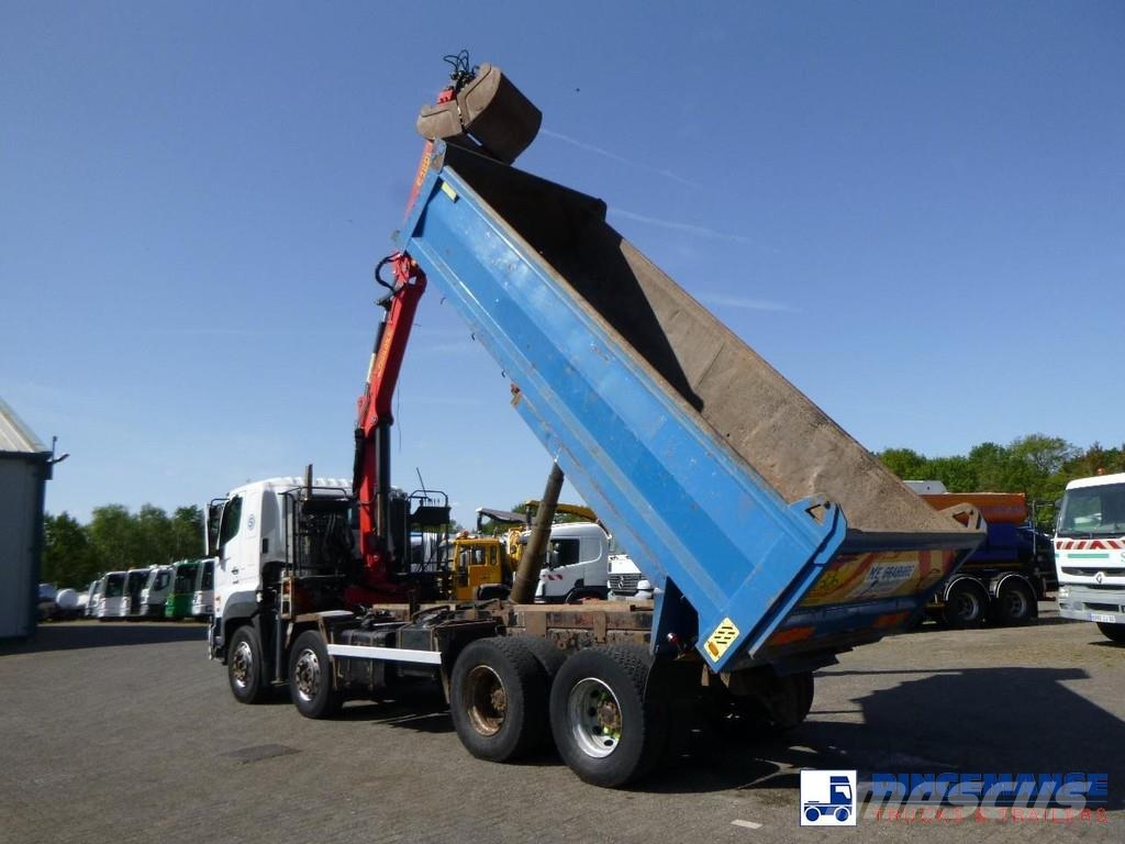 Hino FY1EUKA RHD + Palfinger E120L + grapple Γερανοί παντός εδάφους