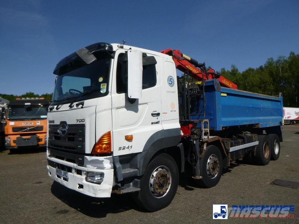 Hino FY1EUKA RHD + Palfinger E120L + grapple Γερανοί παντός εδάφους
