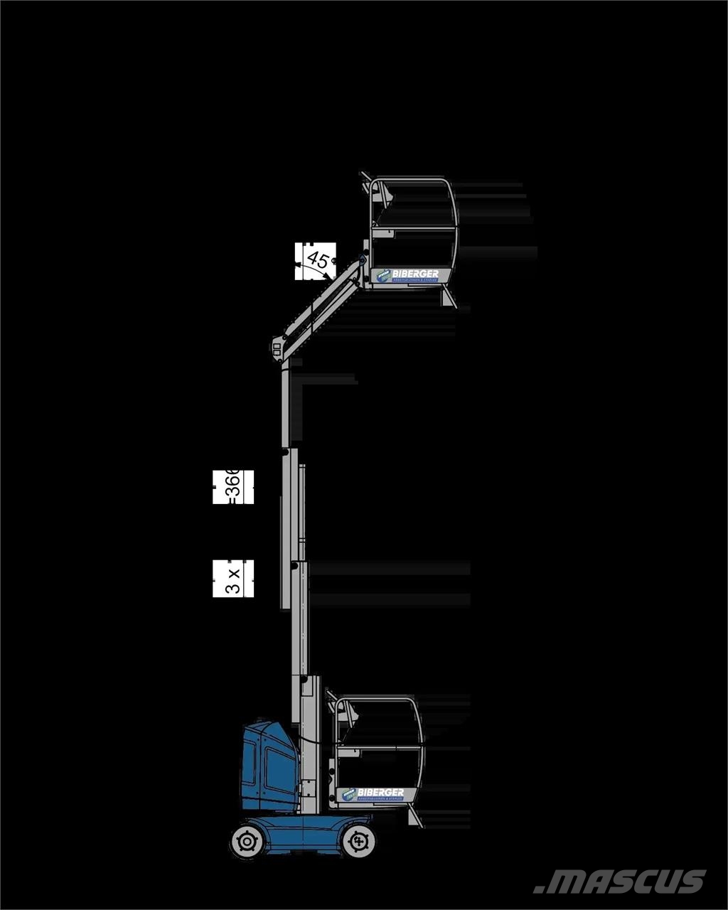 JLG T8E-L Toucan Gelenkteleskoparbeitsbühnen