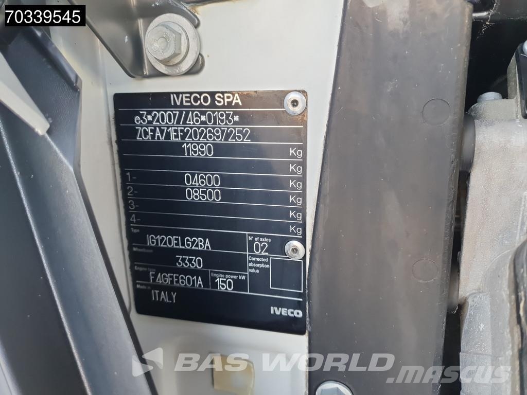 Iveco Eurocargo 120LE210 4X2 CNG Engine! 2300ltr val air Tänavapuhastusveokid