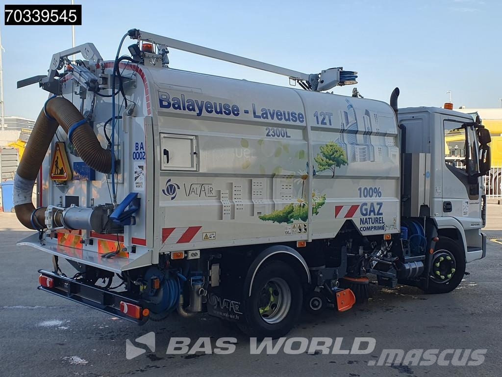 Iveco Eurocargo 120LE210 4X2 CNG Engine! 2300ltr val air Tänavapuhastusveokid