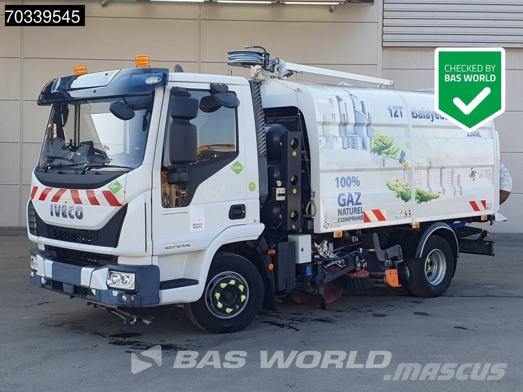 Iveco Eurocargo 120LE210 4X2 CNG Engine! 2300ltr val air Tänavapuhastusveokid
