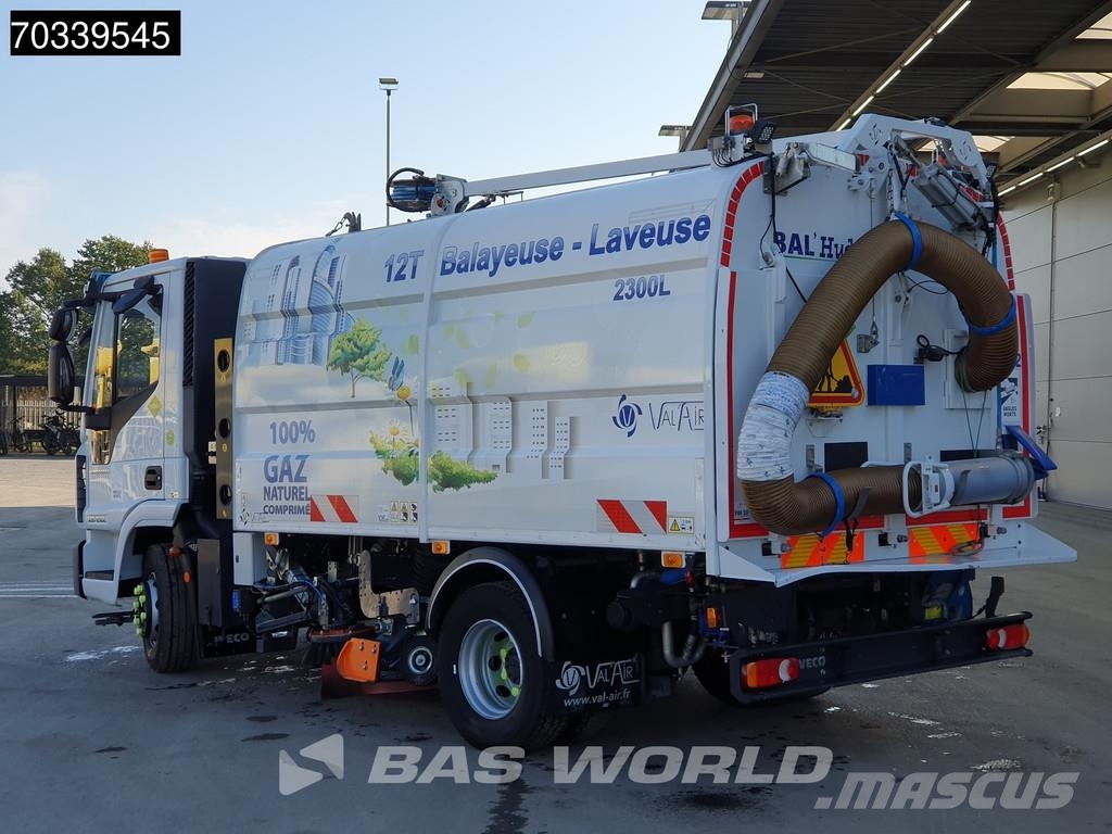 Iveco Eurocargo 120LE210 4X2 CNG Engine! 2300ltr val air Tänavapuhastusveokid