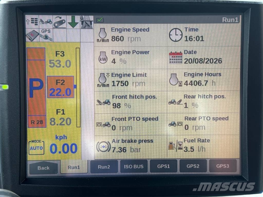 New Holland T7.270AC, Frontlinkage + PTO, airbrakes, 50k,'22 トラクター