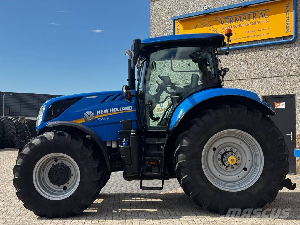 New Holland T7.270AC, Frontlinkage + PTO, airbrakes, 50k,'22 トラクター