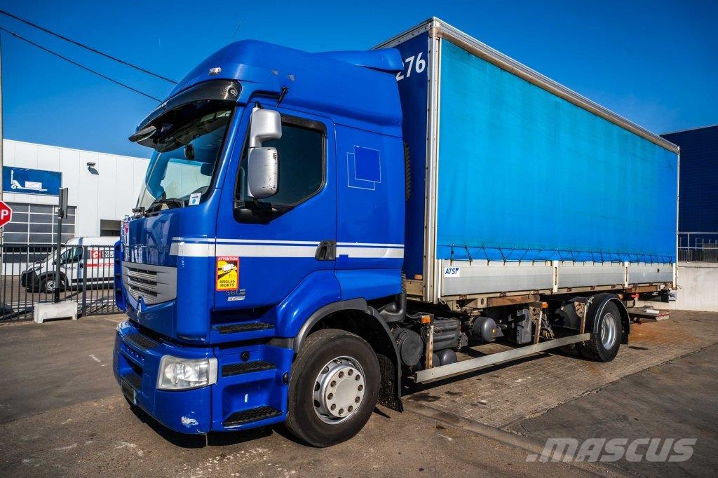 Renault PREMIUM 380 DXI+DHOLLANDIA شاحنات بغطاء جانبي