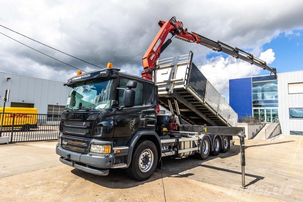 Scania P410 - HMF 2620-K5 Camion benne