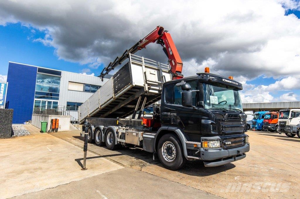 Scania P410 - HMF 2620-K5 Camion benne
