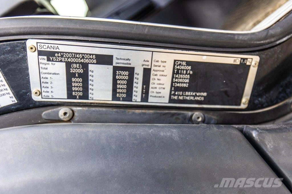 Scania P410 - HMF 2620-K5 Camion benne