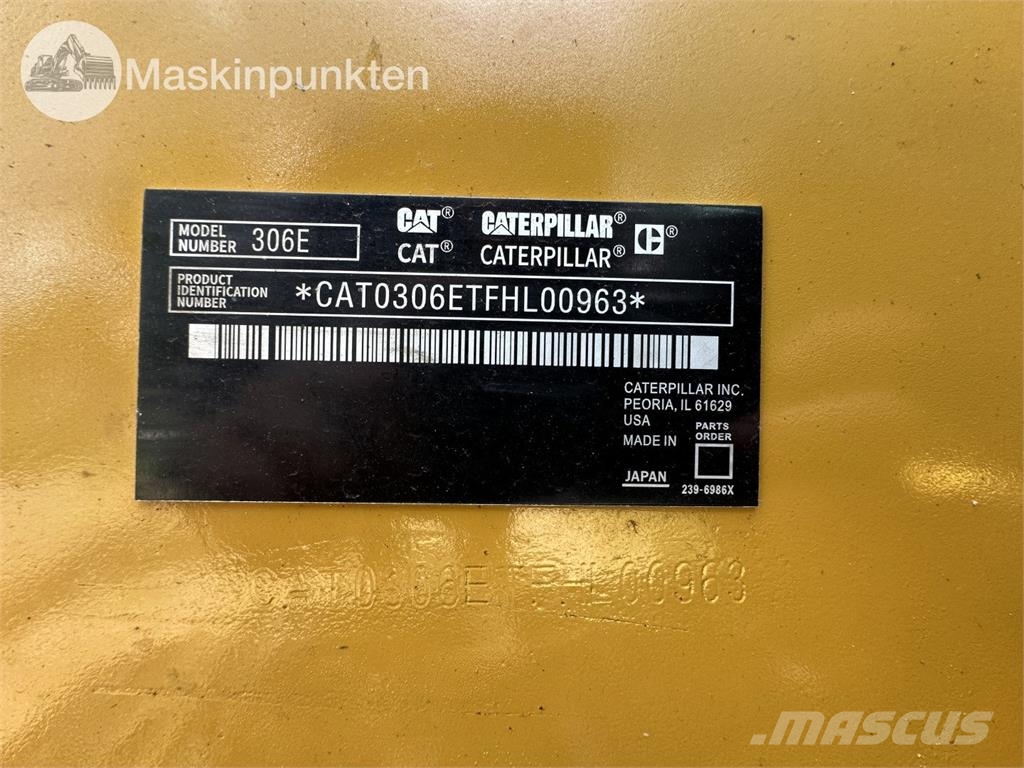 CAT 306 E Paletli ekskavatörler