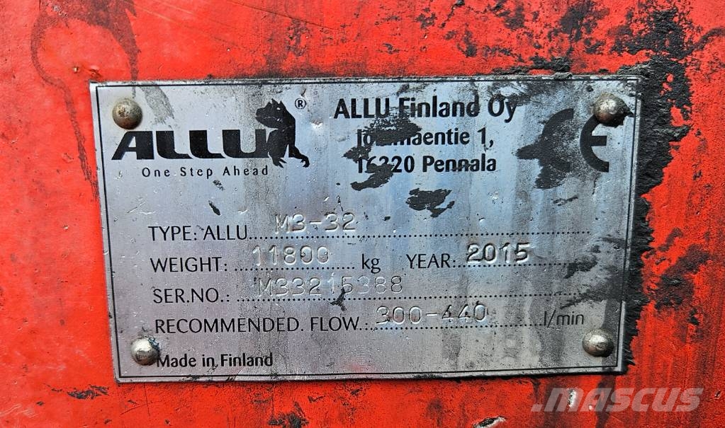Allu skopan M3-32 Gruvutrustning