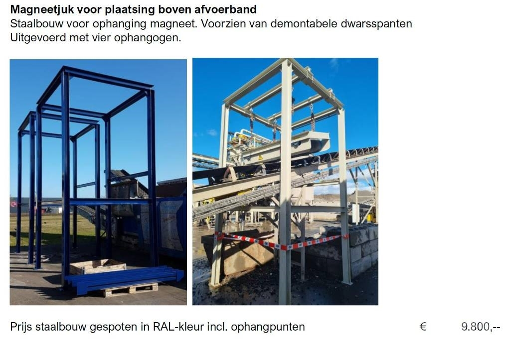 Prima Magnet/ Conveyor Frame Raamid