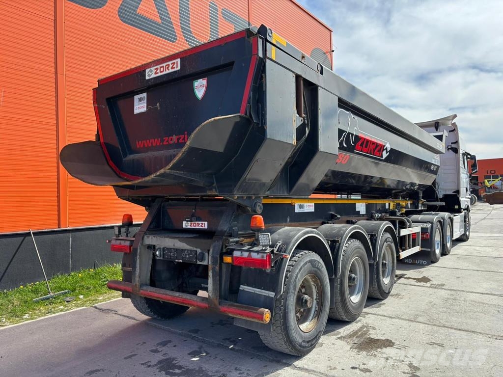 Zorzi 36 SPRS BOX L=8355 mm / MOVABLE AXLES Semirremolques de volteo