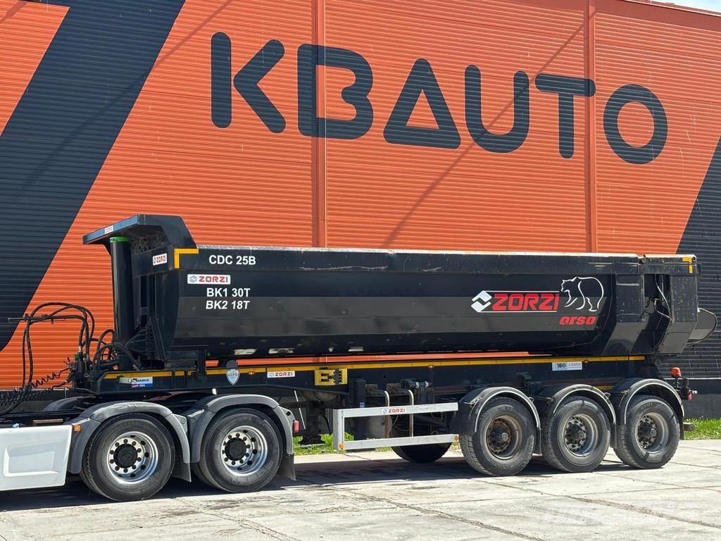 Zorzi 36 SPRS BOX L=8355 mm / MOVABLE AXLES Semirremolques de volteo