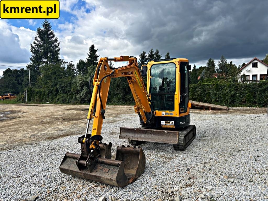 Hyundai ROBEX 25Z-9AK MINI-KOPARKA 2018R | Bobcat E26, E27 Міні-екскаватори < 7т