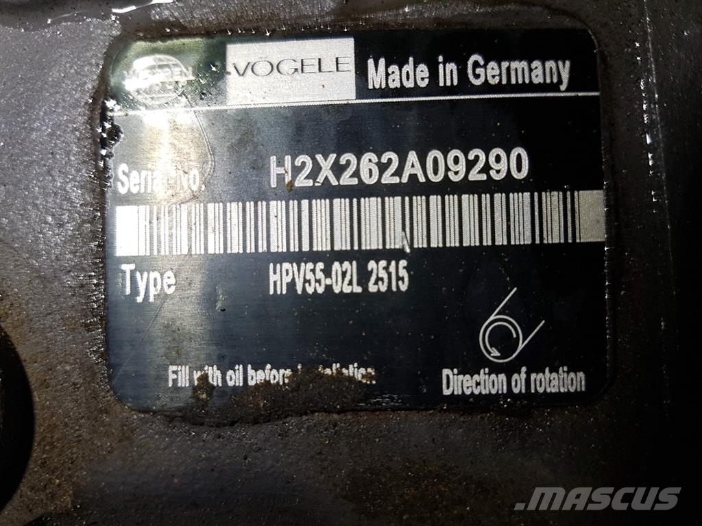 Linde HPV55-02L - Vögele - Drive pump/Fahrpumpe/Rijpomp Hydraulik