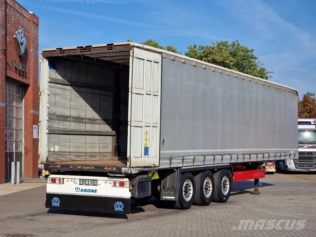 Krone SD Tautliner - BPW Axle - Lift axle Polprikolice s ponjavo