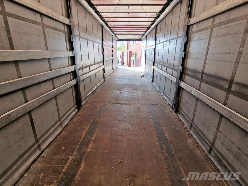 Krone SD Tautliner - BPW Axle - Lift axle Polprikolice s ponjavo