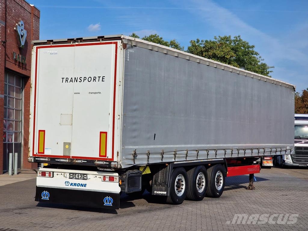 Krone SD Tautliner - BPW Axle - Lift axle Polprikolice s ponjavo