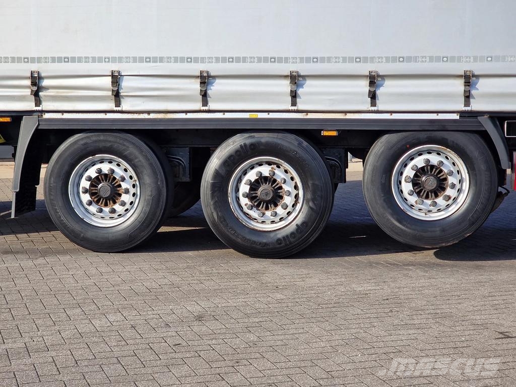 Krone SD Tautliner - BPW Axle - Lift axle Polprikolice s ponjavo
