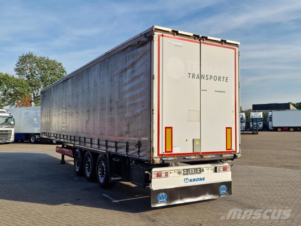 Krone SD Tautliner - BPW Axle - Lift axle Polprikolice s ponjavo