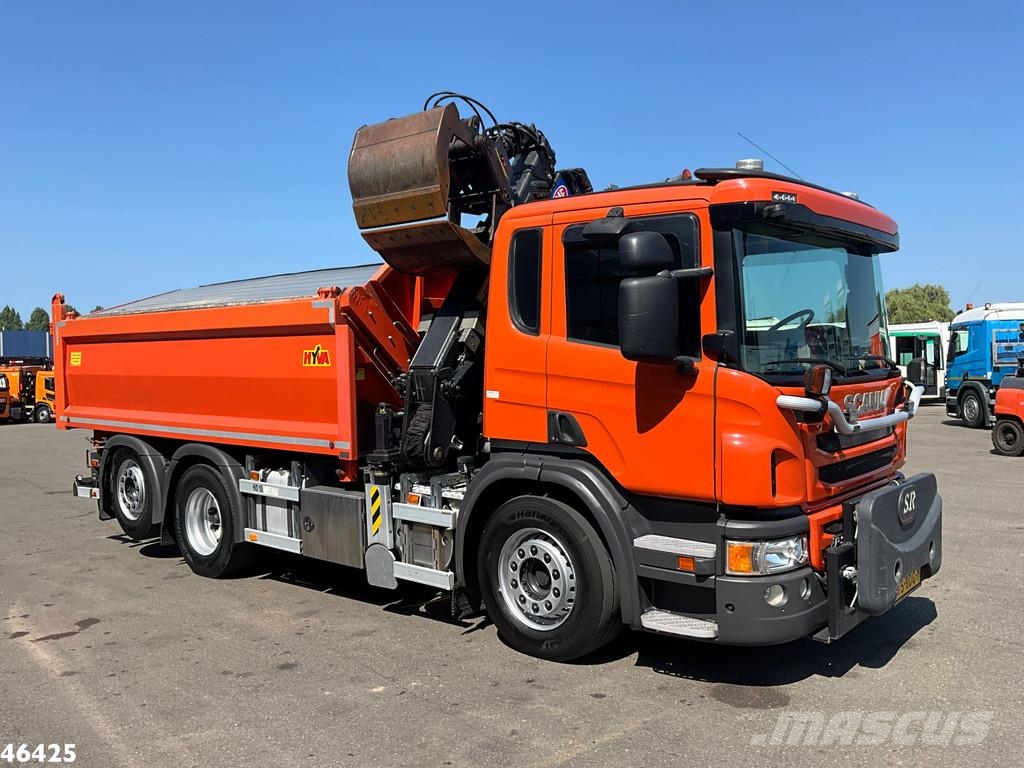 Scania P 320 HMF 14 Tonmeter Z-kraan Just 227.472 km! Pašizgāzējs