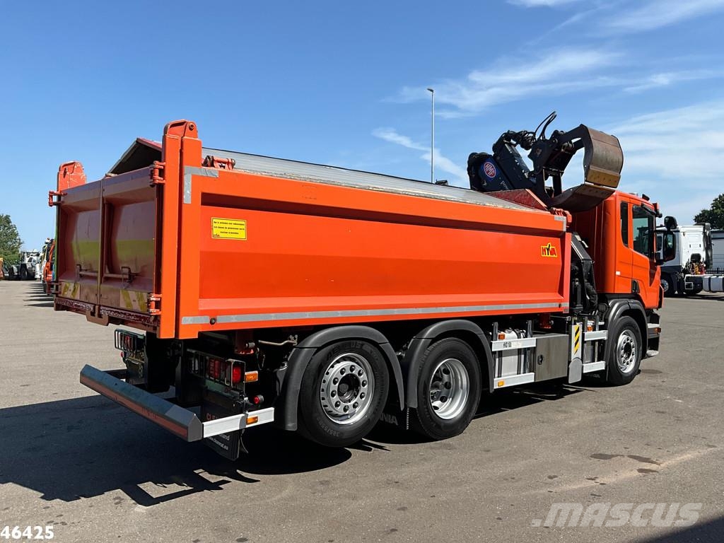 Scania P 320 HMF 14 Tonmeter Z-kraan Just 227.472 km! Pašizgāzējs