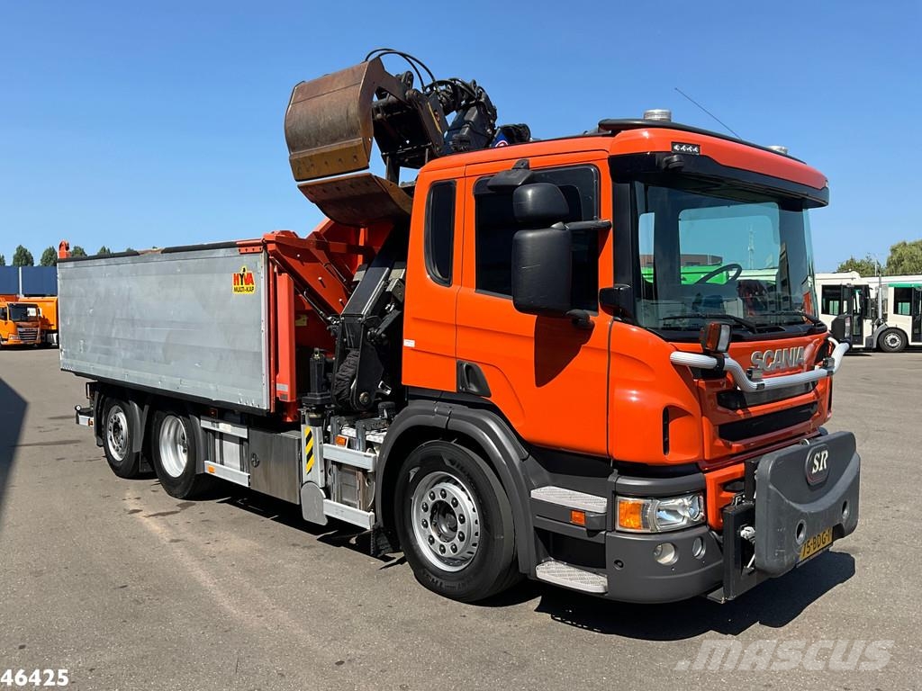 Scania P 320 HMF 14 Tonmeter Z-kraan Just 227.472 km! Pašizgāzējs