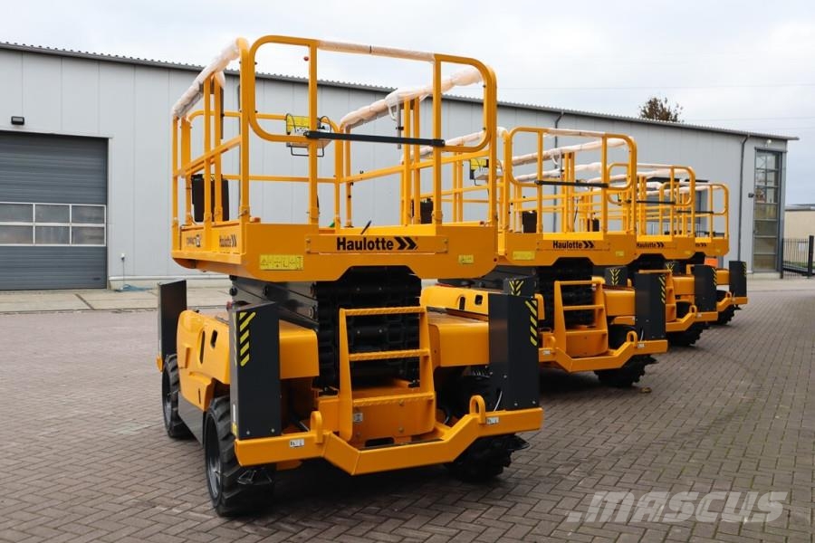Haulotte Compact 12DX Valid Inspection, Diesel, 4x4 Drive, Scheren-Arbeitsbühnen