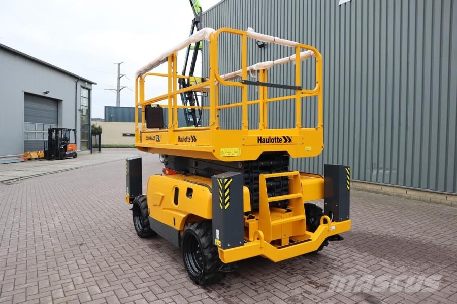 Haulotte Compact 12DX Valid Inspection, Diesel, 4x4 Drive, Scheren-Arbeitsbühnen