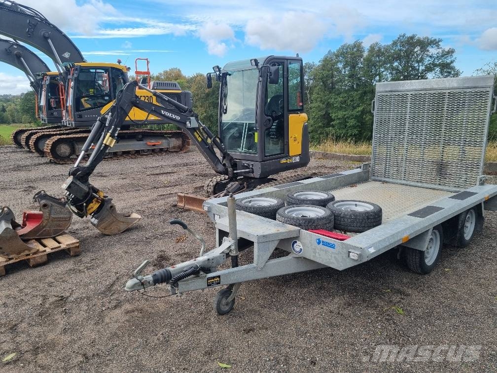 Volvo EC 18 D med släp Mini ekskavatori < 7 t