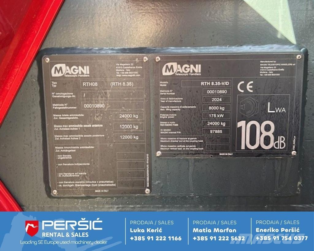 Magni RTH 8.35 Τηλεσκοπικοί ανυψωτές