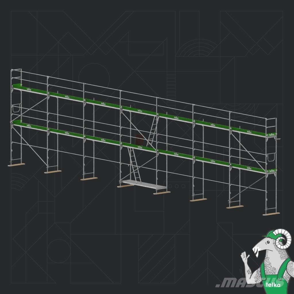  128,94 m2 UNICO73 Scaffolding échafaudage skela Pastolių įrengimai