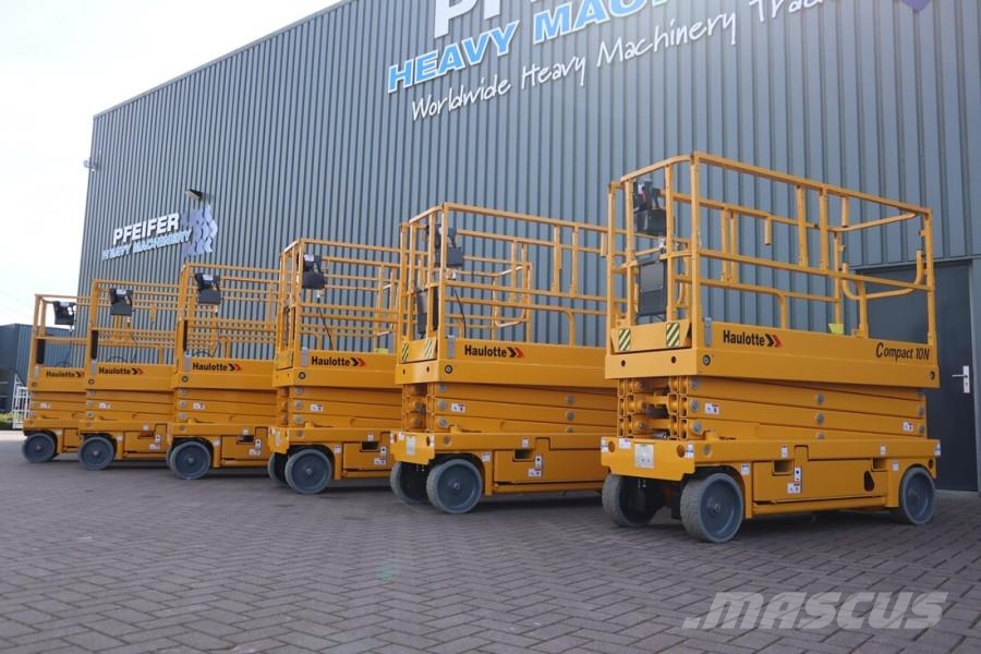Haulotte Compact 10N Valid Iinspection, *Guarantee! 10m Wor Scissor lifts
