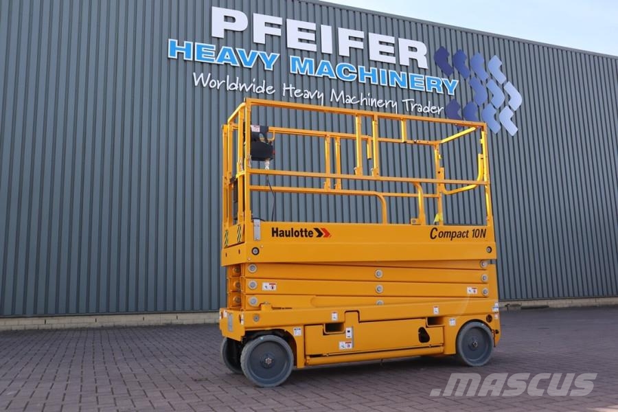 Haulotte Compact 10N Valid Iinspection, *Guarantee! 10m Wor Scissor lifts