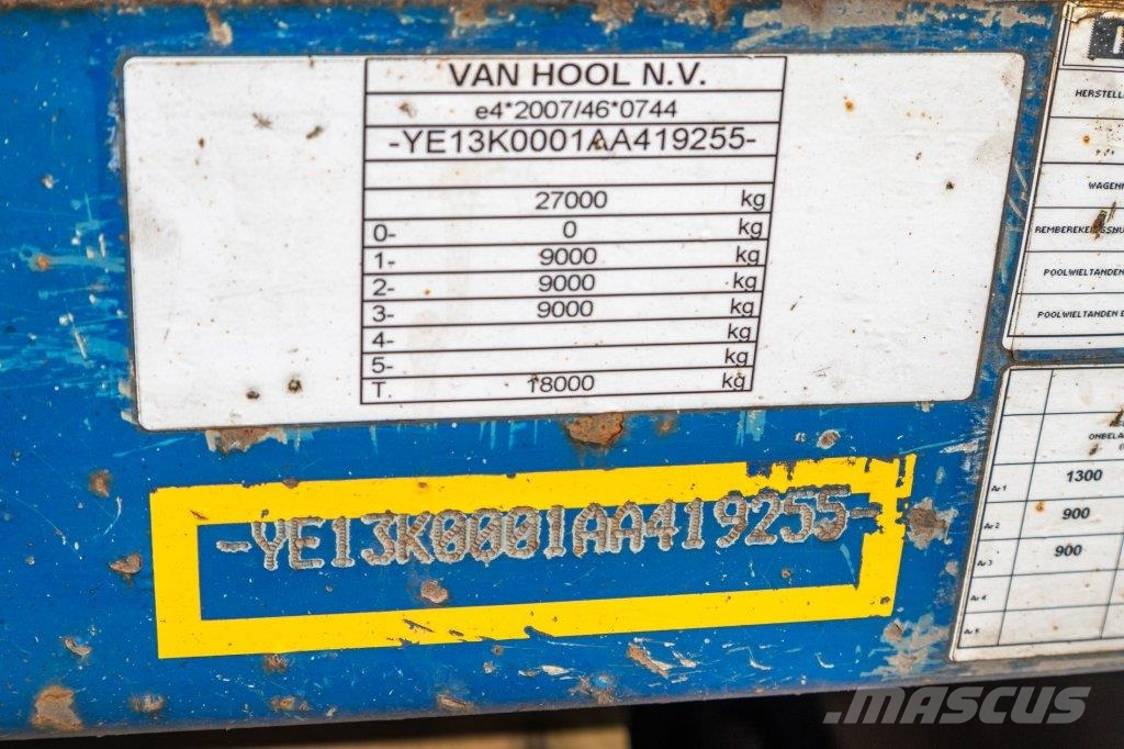 Van Hool CONTAINER AANHANGER Containerframe/Skiploader trailers