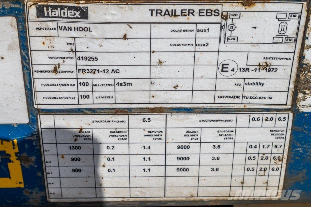 Van Hool CONTAINER AANHANGER Containerframe/Skiploader trailers
