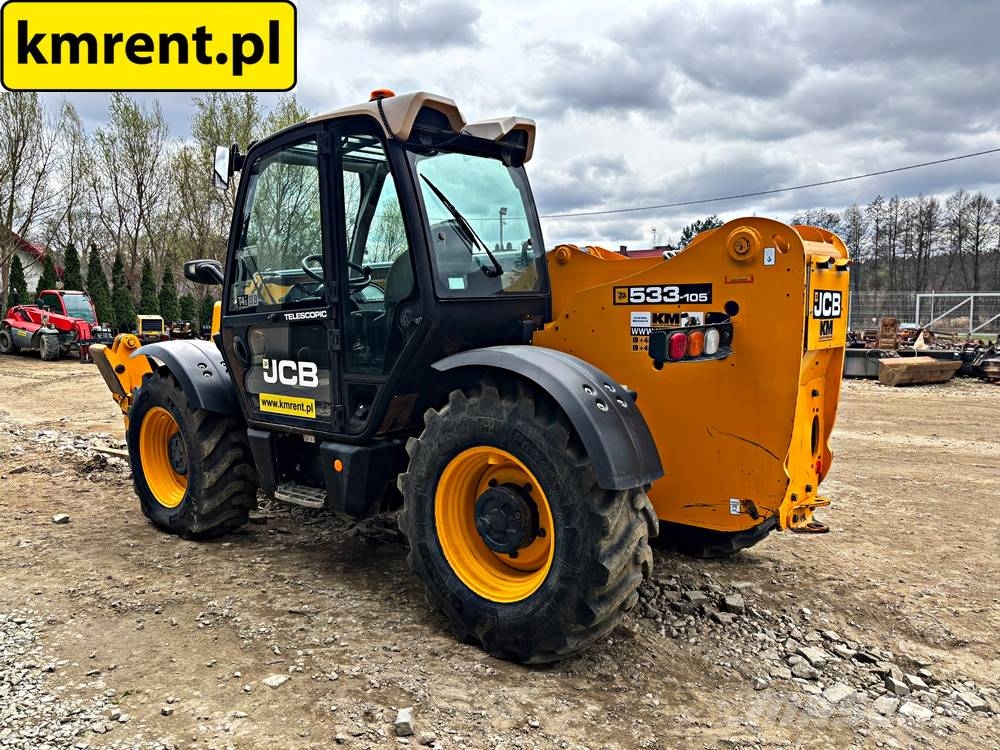JCB 533-105 ŁADOWARKA TELESKOPOWA MTH:2065! | JCB 535- Carretillas telescópicas