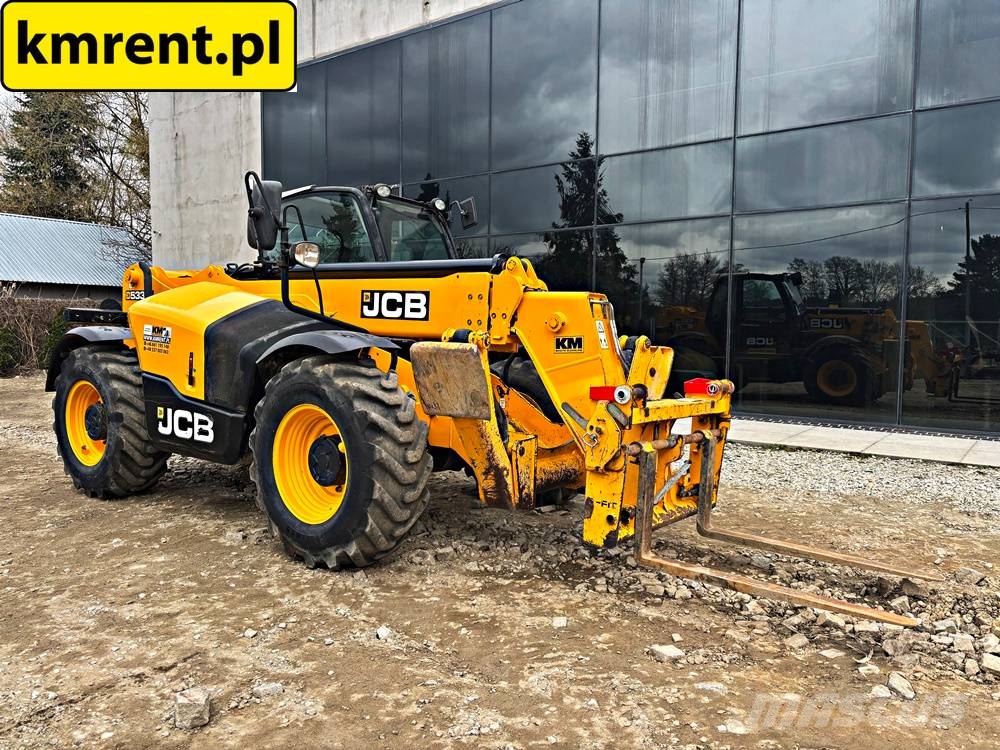 JCB 533-105 ŁADOWARKA TELESKOPOWA MTH:2065! | JCB 535- Carretillas telescópicas