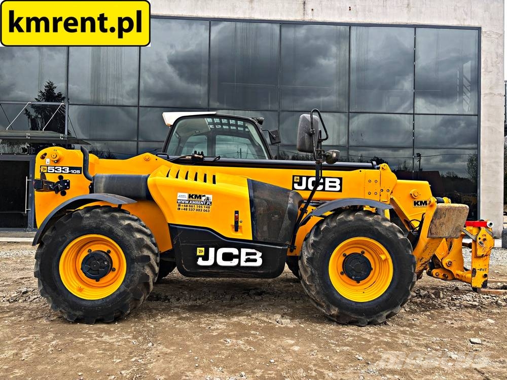 JCB 533-105 ŁADOWARKA TELESKOPOWA MTH:2065! | JCB 535- Carretillas telescópicas