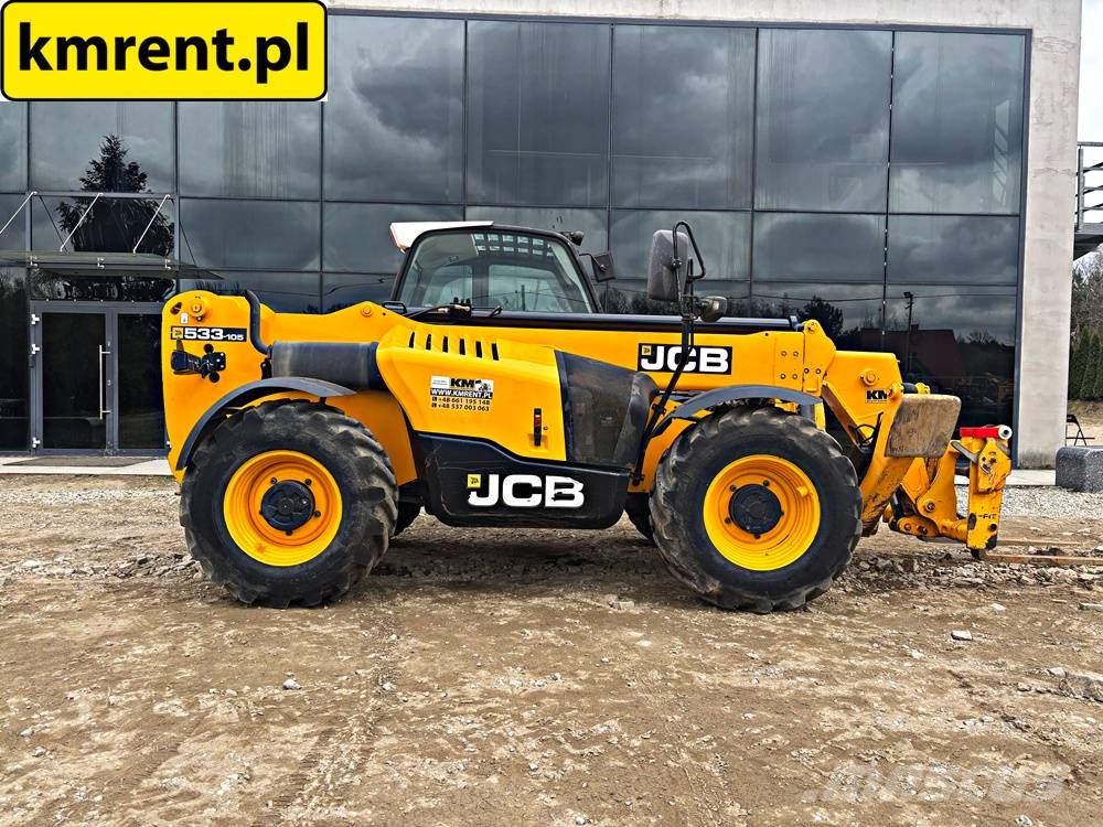 JCB 533-105 ŁADOWARKA TELESKOPOWA MTH:2065! | JCB 535- Carretillas telescópicas