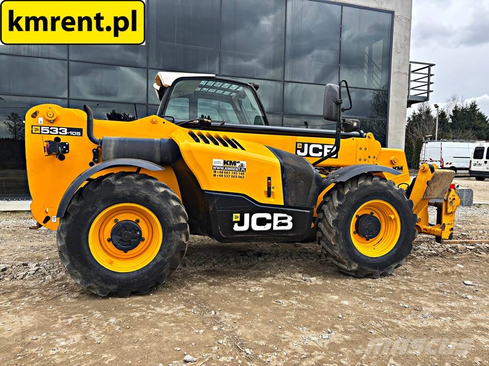 JCB 533-105 ŁADOWARKA TELESKOPOWA MTH:2065! | JCB 535- Carretillas telescópicas