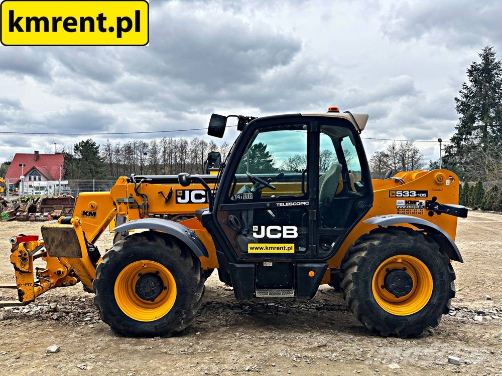 JCB 533-105 ŁADOWARKA TELESKOPOWA MTH:2065! | JCB 535- Carretillas telescópicas