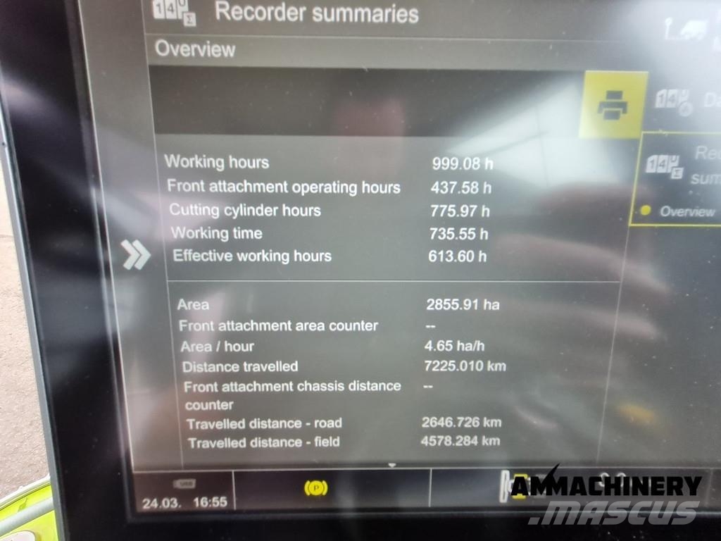 CLAAS Jaguar 950 NIR sensor Samochodné kosačky