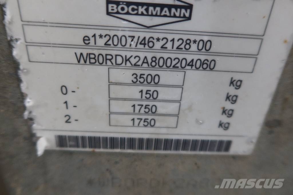 Böckmann RDK2 自卸拖车