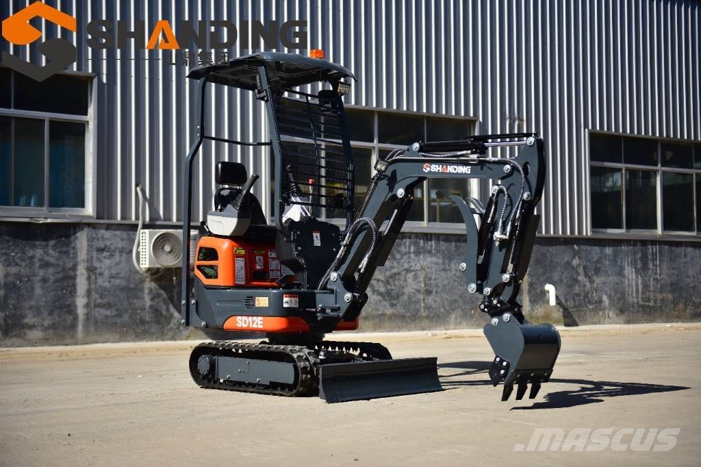 Shanding SD12E Mini Excavator Crawler excavators
