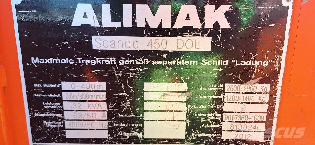 Alimak Alimak Scando 450 DO 20/30 Montacargas de obra