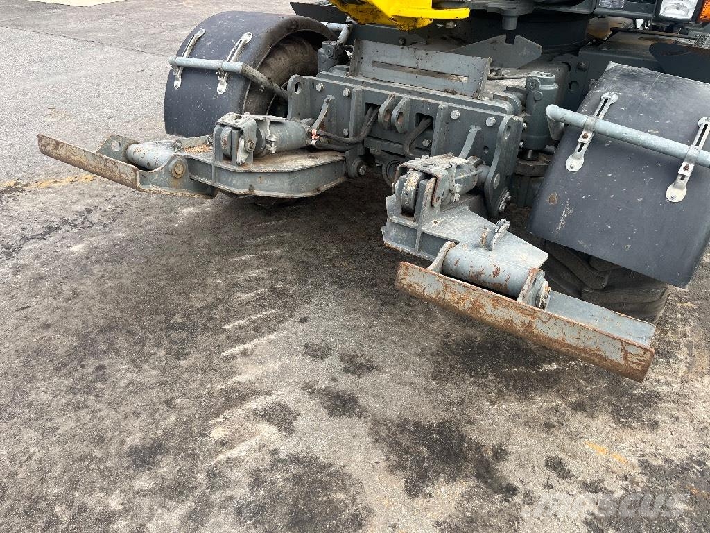 Wacker Neuson EW 100 / Engcon, Kärry, 3 kauhaa, Hyvät renkaat! Gumikerekes kotrók